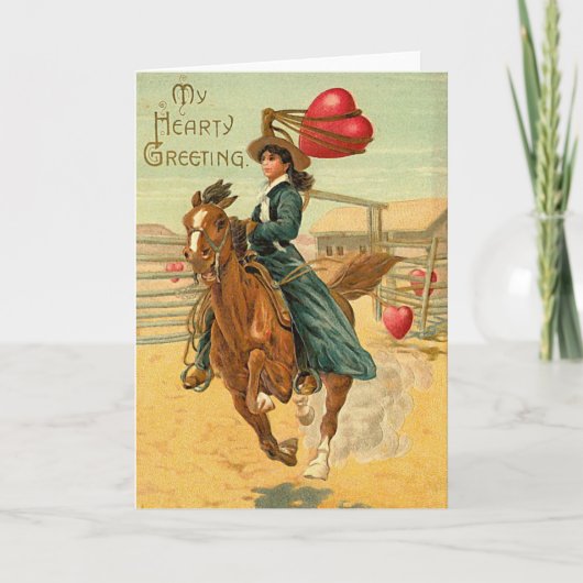 Lasso mijn hart Valentijn Feestdagen Kaart (Voorkant)