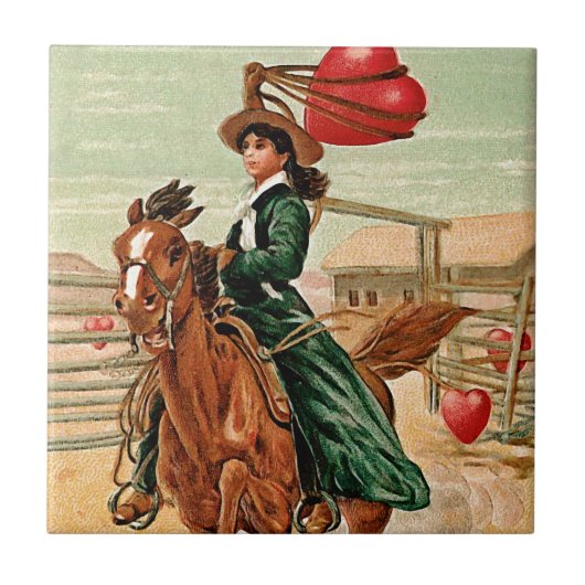 Lasso mijn hart  Valentijn Tegeltje (Voorkant)