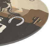 Lasso Roping Roundup ADD NAME Western Rodeo Show Snijplank (Hoek)