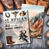 Lasso Vaquero Spaans Western Cowboy 40ste verjaard Kaart