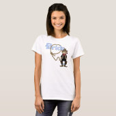 Lassoed Bride Country Western bruiloft T-shirt (Voorkant volledig)