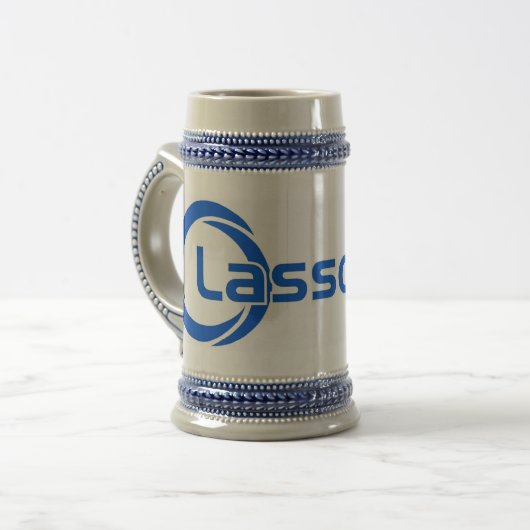 LassoSoft Stein Bierpul (Voorkant links)