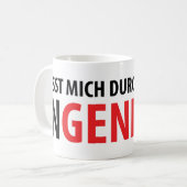 Lasst mich durch ich bin Ingenieur Koffiemok (Voorkant links)