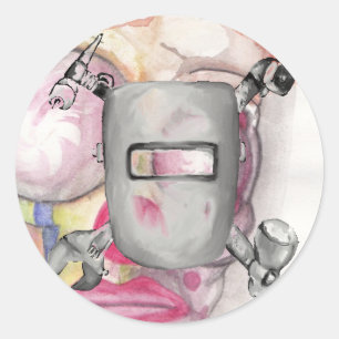 lassticker ronde sticker