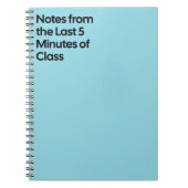 Last 5 Minutes Class Notebook Notitieboek (Voorkant)