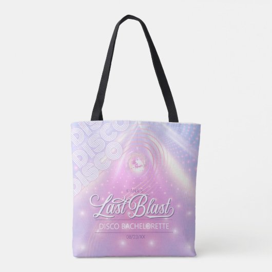 Last Blast Disco Bachelorette V2 ID928 Tote Bag (Achterkant)