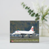 Last Concord Landing in Seattle Briefkaart (Staand voorkant)