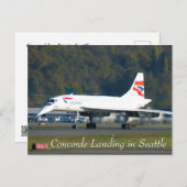 Last Concord Landing in Seattle Briefkaart (Voorkant / Achterkant)