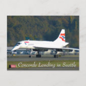 Last Concord Landing in Seattle Briefkaart (Voorkant)