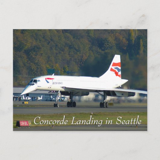 Last Concord Landing in Seattle Briefkaart (Voorkant)