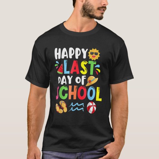 Last Day Of School Hope Your Summer Magical Rainbo T-shirt (Voorkant)