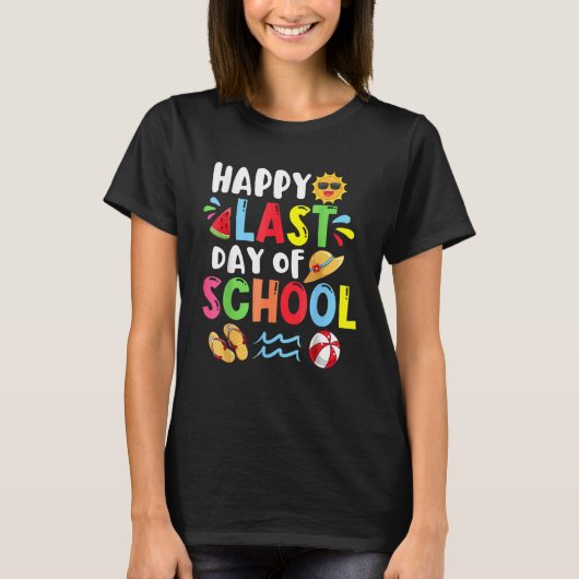 Last Day Of School Hope Your Summer Magical Rainbo T-shirt (Voorkant)