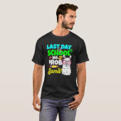 Last Day Of School No Prob Llama Alpaca Teacher Ki T-shirt (Voorkant volledig)