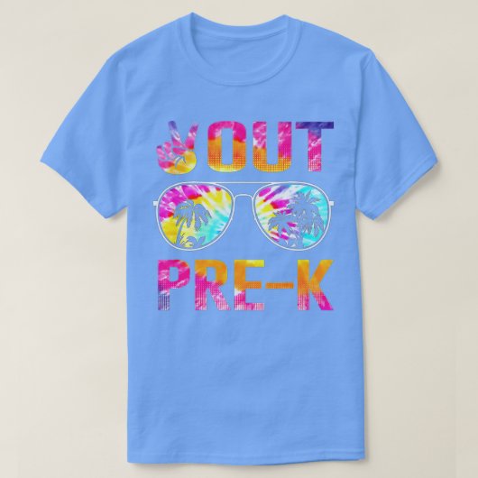 Last Day Of School Peace Out PreSchool Pre K Teach T-shirt (Design voorkant)