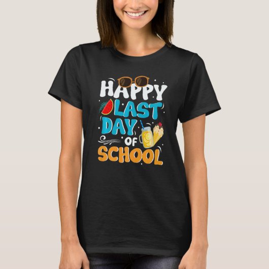 Last Day Of School Summer T-shirt (Voorkant)
