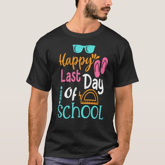 Last Day Of School Summer T-shirt (Voorkant)