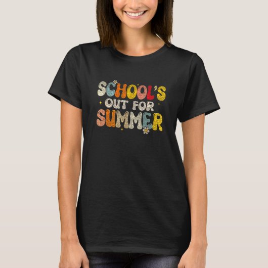 Last Day of School Tie Dye School Graduation T-shirt (Voorkant)