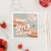 Last Disco 70's Groovy Retro Daisy Bachelorette Servet (Insitu)