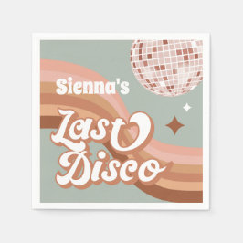 Last Disco 70's Groovy Retro Daisy Bachelorette Servet