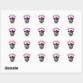 last disco bachelorette party bride squad cowgirl ronde sticker (Vel)