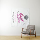 Last Disco Bachelorette Theme Ball Photo backdrop Wandkleed (In Situ (horizontaal))