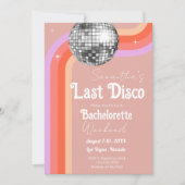 Last Disco Bachelorette Weekend Kaart (Voorkant)