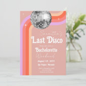 Last Disco Bachelorette Weekend Kaart (Staand voorkant)