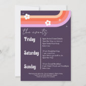 Last Disco Bachelorette Weekend Kaart (Achterkant)