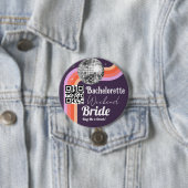 Last Disco Bachelorette Weekend Ronde Button 7,6 Cm (In situ)
