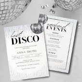 Last Disco Glitz & Glam Bachelorette Party Kaart