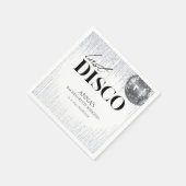 Last Disco Glitz & Glam Bachelorette Party Servet (Hoek)