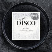 Last Disco Glitz & Glam Bachelorette Party Servet