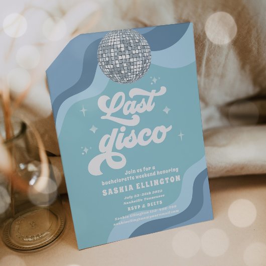 Last Disco Retro 70 Bachelorette Weekend Itinerary Kaart