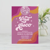 Last Disco Retro 70 Bachelorette Weekend Itinerary Kaart (Staand voorkant)