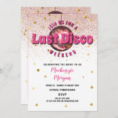 Last Disco Weekend Bachelorette Party Kaart (Voorkant / Achterkant)