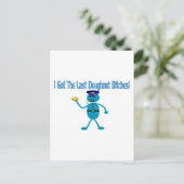 Last Doughnut Briefkaart (Staand voorkant)