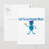Last Doughnut Briefkaart (Voorkant / Achterkant)