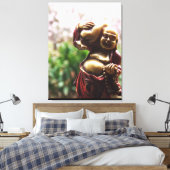 Last dragende Boeddha Canvas Afdruk (Insitu (Slaapkamer))