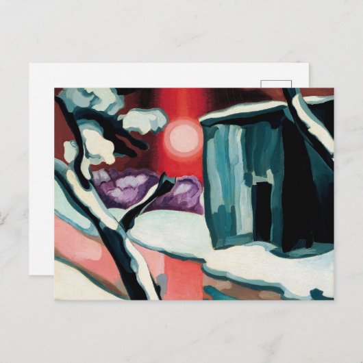 Last Evening of the Year, 1929 by Oscar Bluemner Briefkaart (Voorkant / Achterkant)