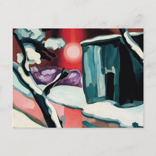 Last Evening of the Year, 1929 by Oscar Bluemner Briefkaart (Voorkant)