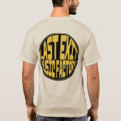 Last Exit Music Factory- Cirkel logo T-Shirt (Achterkant)
