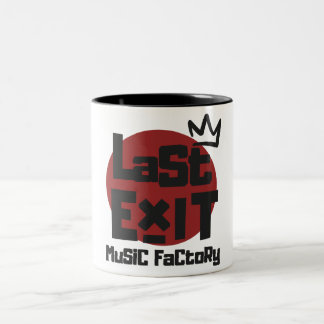 Last Exit Music Factory- Crown Mug Tweekleurige Koffiemok