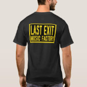 Last Exit Music Factory Logo- Vierkant T-shirt (Achterkant)