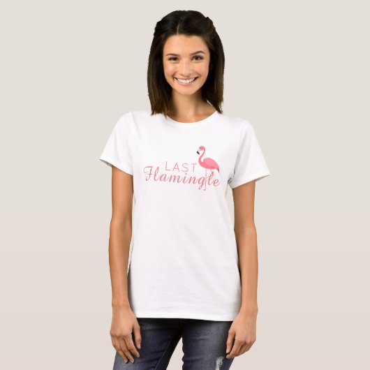 Last Flamingle Bach Party Group T-Shirt (Voorkant volledig)