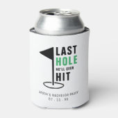 Last Hole Golf Bachelor Party Wit Blikjeskoeler (Blikje Voorkant)