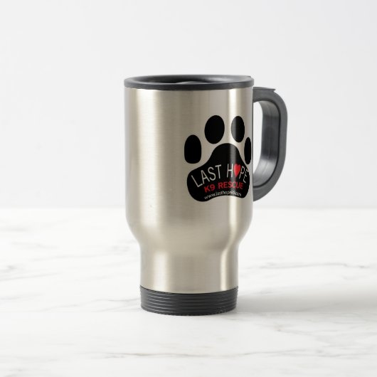 Last Hope K9 Rescue Travel Mug Reisbeker (Voorkant rechts)