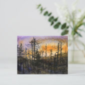 "Last Light" Briefkaart landwegen (Staand voorkant)