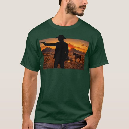 Last Light, First Shot Design T-shirt (Voorkant)