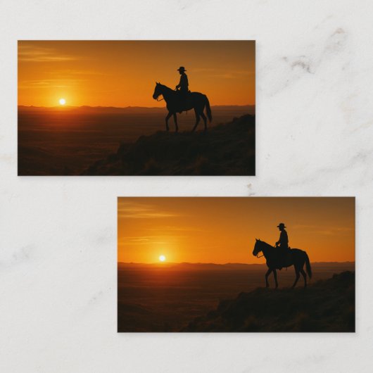 Last Light Wedding Invitation - Epic Panoramic Informatiekaartje (Voorkant / Achterkant)