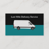 Last Mile Delivery Truck Service Visitekaartjes (Voorkant)